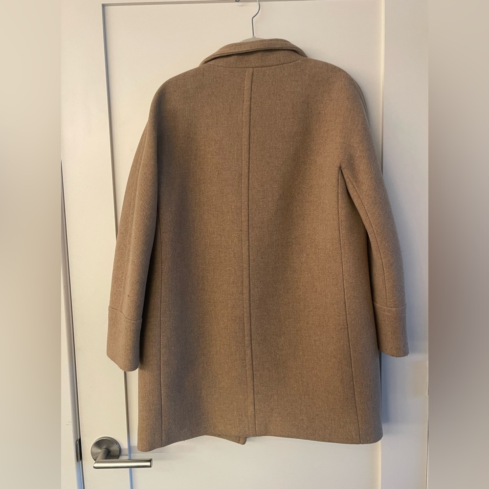 J. Crew Tan Pea Coat - Picture 3 of 5